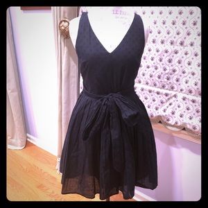 J Crew black dress.